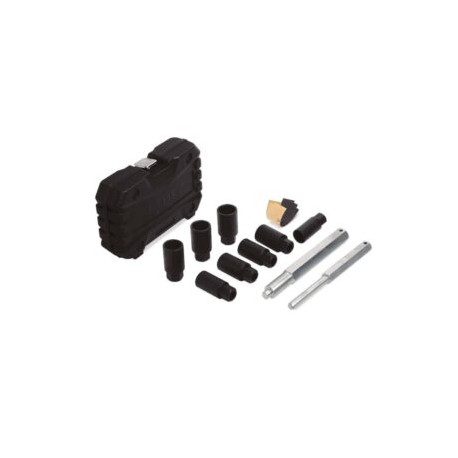 Kit dados extractores para birlos y tuercas de seguridad (10 pzas)