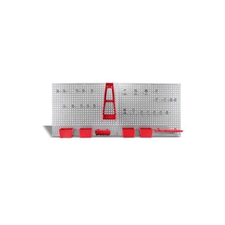 PANEL CON SOPORTE PARA HERRAMIENTAS 34 PIEZAS