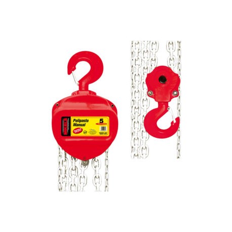 POLIPASTO MANUAL 5 t CADENA 3 m