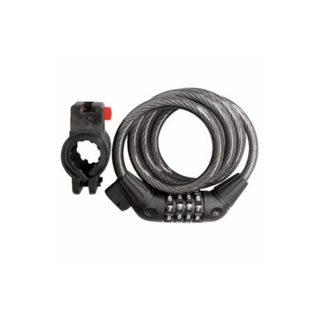 CABLE CANDADO ESPIRAL DE COMBINACION 1 M