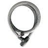 CABLE CANDADO FLEXIBLE HD LLAVE DE SEGURIDAD 1.5 m
