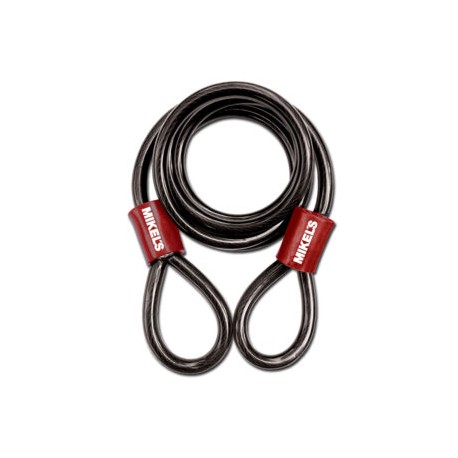 CABLE SEGURIDAD DOBLE LAZO 0.8 cm x 1.2 m