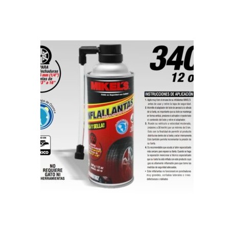Inflallantas para autos compactos