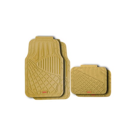 TAPETES DE LUJO DE HULE NBR BEIGE (CAMELLO)