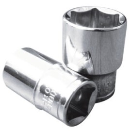 DADO CORTO 9MM 6 PUNTOS CUADRO 1/4″